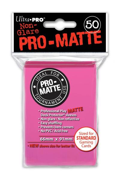 Ultra Pro - Pro Matte Standard - Bright Pink (50)