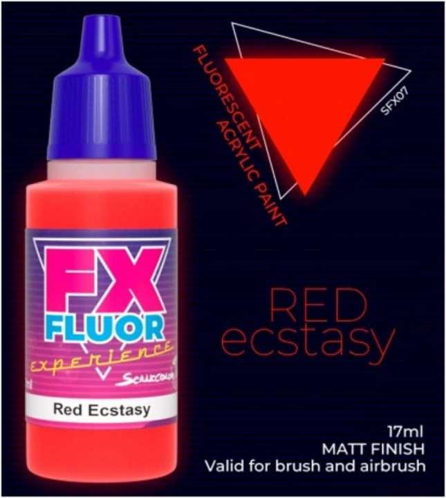 SCALECOLOR RED ECSTASY FX Fluor Experience Bottle (17 ml) SCALECOLOR RED ECSTASY FX Fluor Experience Bottle (17 ml)