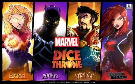 Marvel Dice Throne Box 2 (Captain Marvel, Black Widow, Black Panther, Doctor Strange) DE