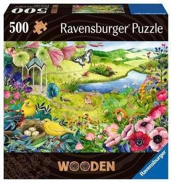 WOODEN Puzzle - Wilder Garten - 500 Teile Holzpuzzle WOODEN Puzzle - Wilder Garten - 500 Teile Holzpuzzle