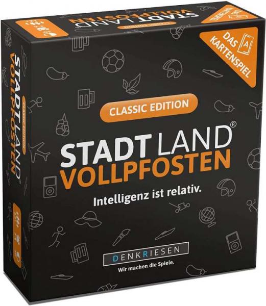 Stadt Land Vollpfosten: Das Kartenspiel - Classic Edition