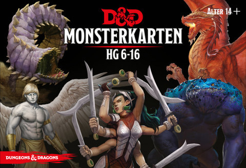 D&D RPG - Monsterkarten: HG 6-16 de.