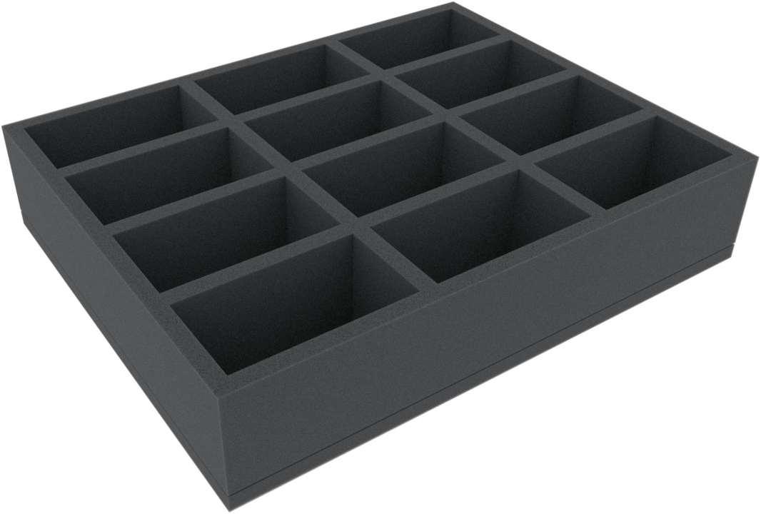 Feldherr 70 mm Full-Size Schaumstoffeinlage mit 12 Fächern Feldherr 70 mm Full-Size Schaumstoffeinlage mit 12 Fächern