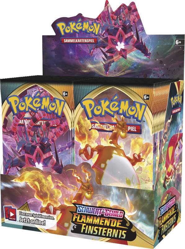 PKM SWSH03 Flammende Finsternis Booster Display DE PKM SWSH03 Flammende Finsternis Booster Display DE