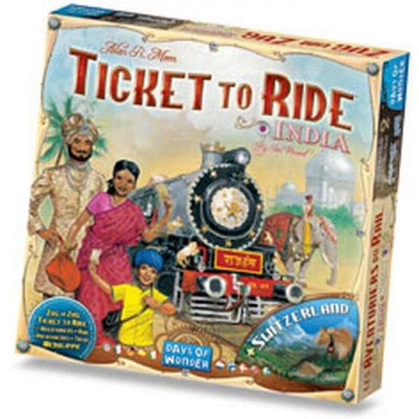 TICKET TO RIDE - INDIA/ZWITSERLAND