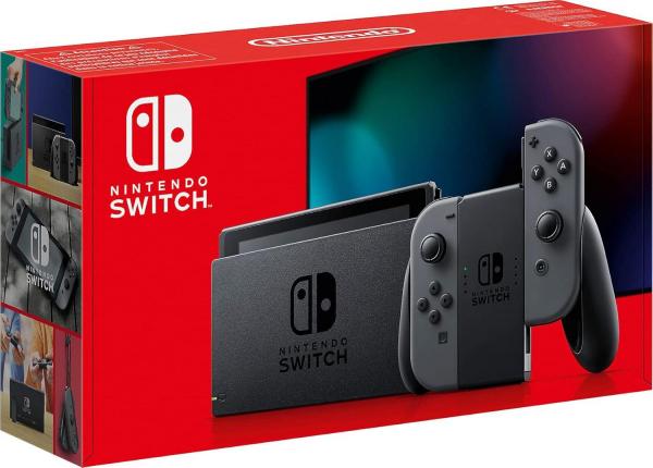 Nintendo Switch Konsole V2 - grau (Switch, gebraucht) **