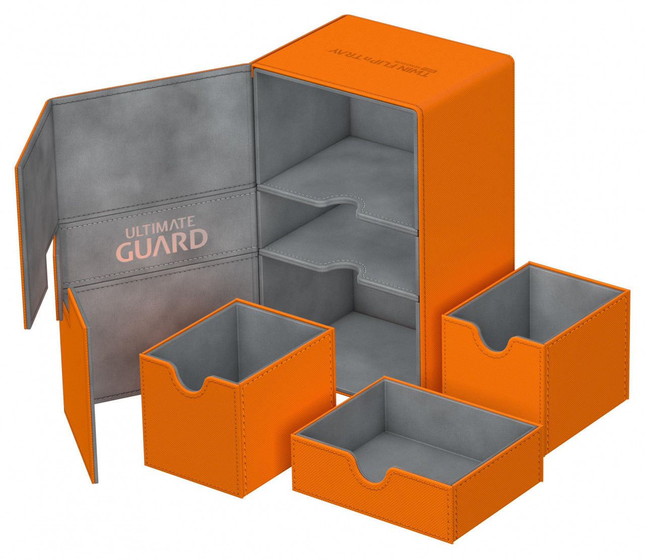 Twin Flip´n´Tray Deck Case 160+ Standard Size XenoSkin Orange