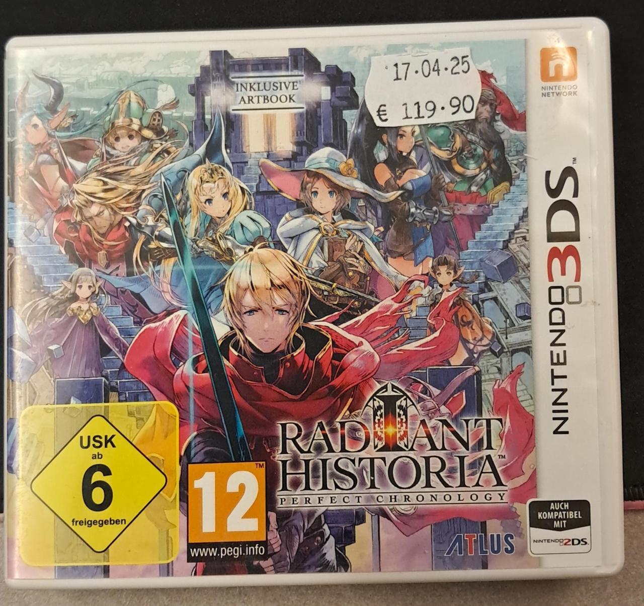 Radiant Historia Perfect Chronology (Nintendo 3DS, gebraucht) ** Radiant Historia Perfect Chronology (Nintendo 3DS, gebraucht) **