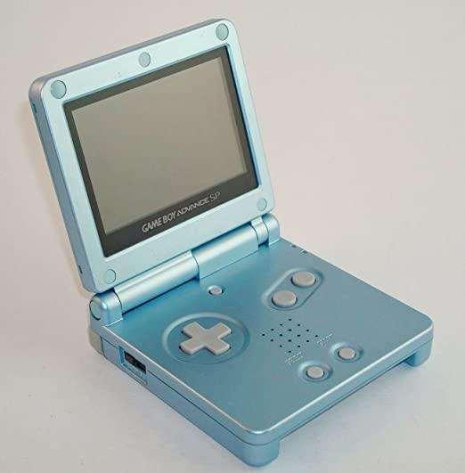 Game Boy Advance SP Konsole - light Blue (OVOA) (gebraucht) **