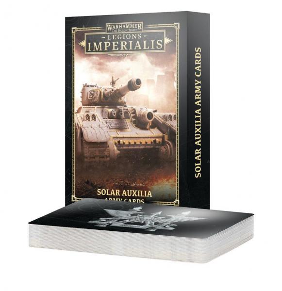 LEGIONS IMPERIALIS: SOLAR AUXILIA ARMY CARDS PACK (ENGLISCH) (03-49) *MAIL ORDER*