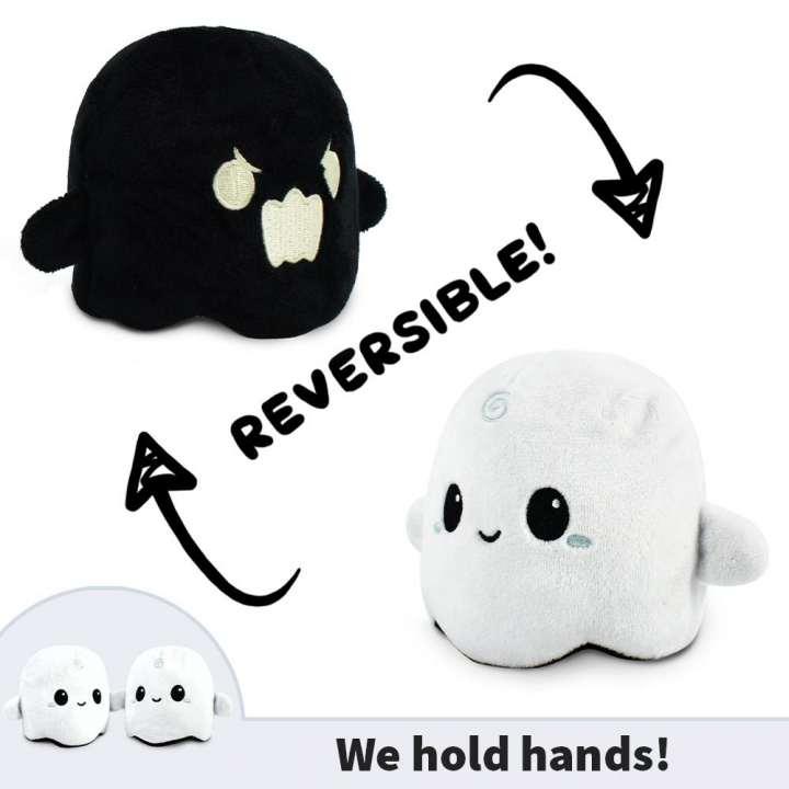Reversible Ghost [Happy + Angry] [White + Black (Glow)]