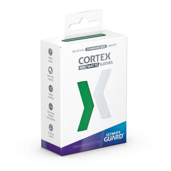 Ultimate Guard Cortex Sleeves (100) Standard Size Matte Green