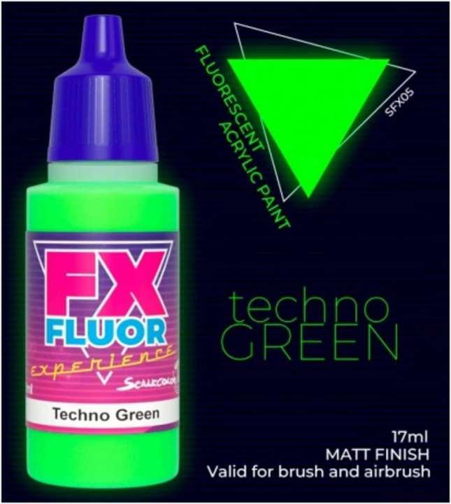 SCALECOLOR TECHNO GREEN FX Fluor Experience Bottle (17 ml)