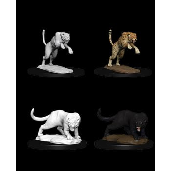 Dungeons & Dragons Nolzur`s Marvelous Unpainted Miniatures: W6 Panther & Leopard