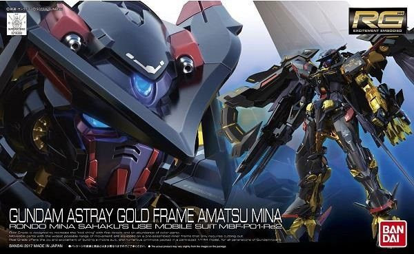 Gundam: Real Grade Gundam Astray Goldframe Amatsu Mina 1:144 Kit