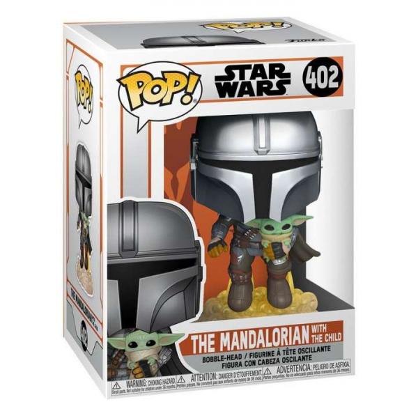 Funko POP Star Wars: The Mandalorian- Mando Flying w/Jet