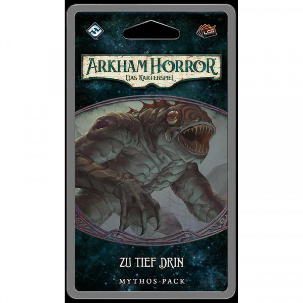 Arkham Horror: LCG - Zu tief drin ? Mythos-Pack (Innsmouth-1) DE