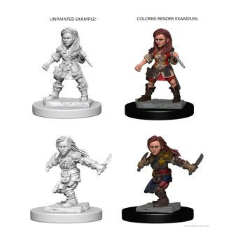 Dungeons & Dragons Nolzur`s Marvelous Unpainted Miniatures: W1 Halfling Female Rogue