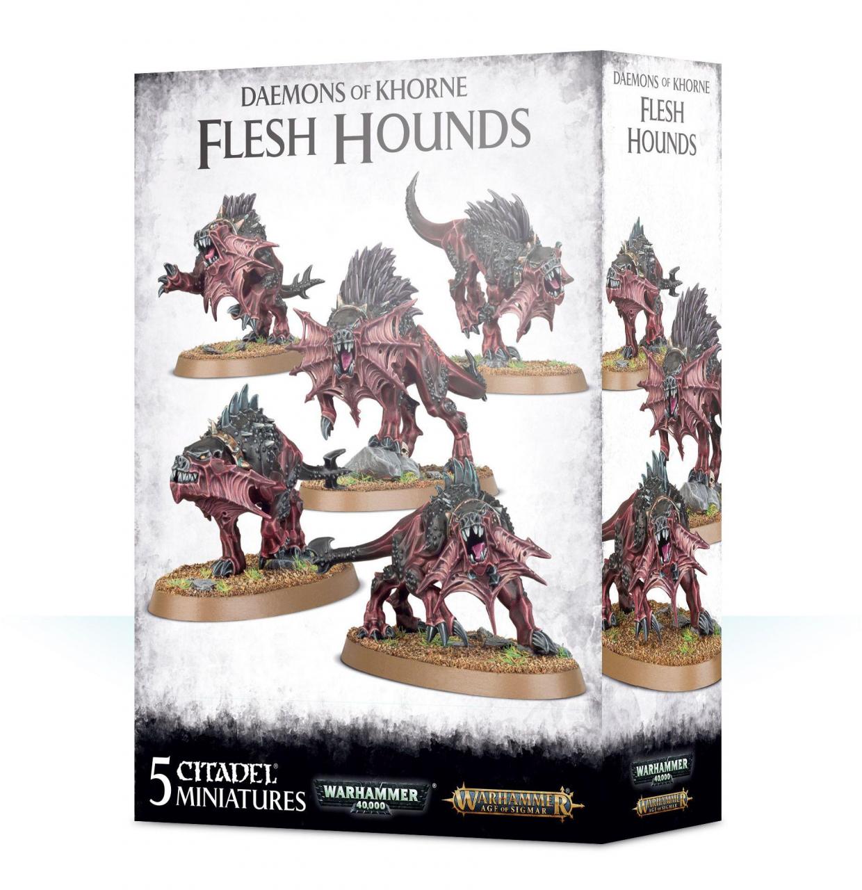 Daemons Of Khorne Flesh Hounds (97-63) Daemons Of Khorne Flesh Hounds (97-63)