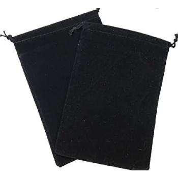 Chessex Large Suedecloth Dice Bags Black