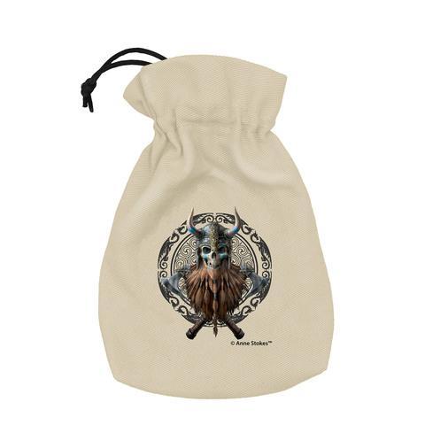 Anne Stokes Dice Pouch: Viking Skull