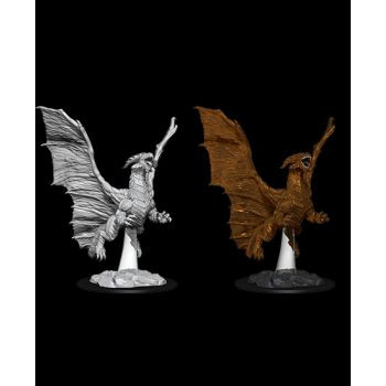 Dungeons & Dragons Nolzur`s Marvelous Unpainted Miniatures: W8 Young Copper Dragon