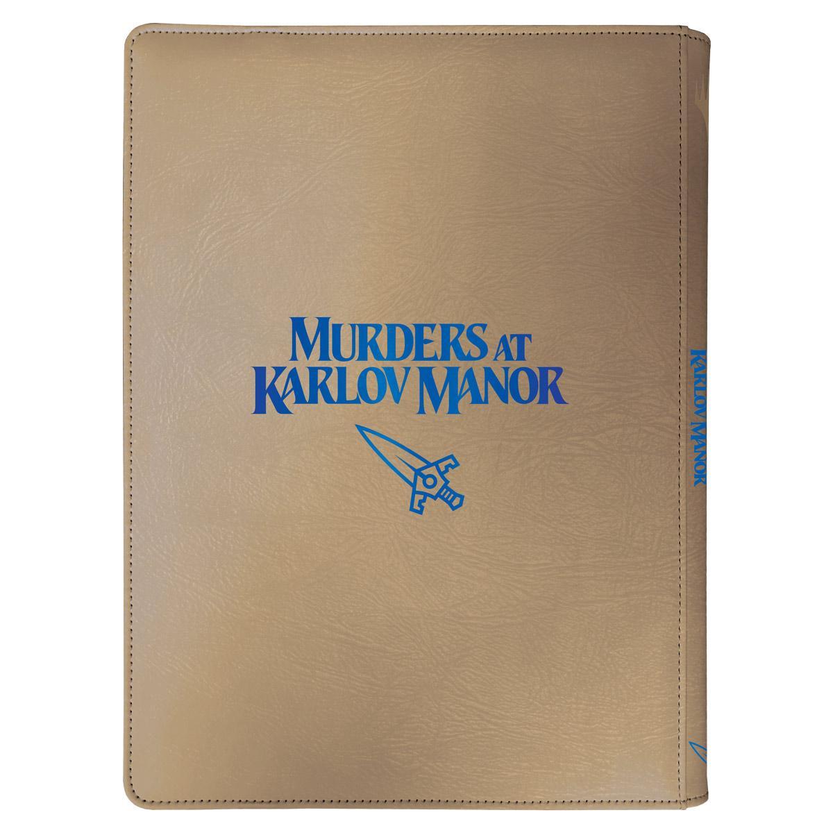 Ultra Pro - Murders at Karlov Manor 9-Pocket Premium Zippered PRO-Binder Set Symbol for Magic: The G Ultra Pro - Murders at Karlov Manor 9-Pocket Premium Zippered PRO-Binder Set Symbol for Magic: The G