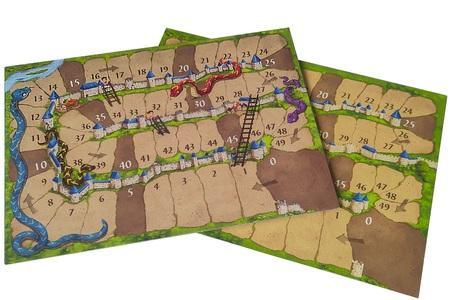 Carcassonne - Schlangen und Leitern/Snakes and Ladders (Mini-Erweiterung) DE