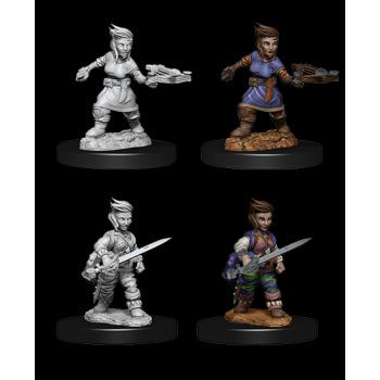 Pathfinder Deep Cuts Unpainted Miniatures: W8 Female Halfling Rogue