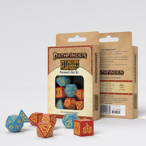 Pathfinder Extinction Curse Performer's Dice Set (7)