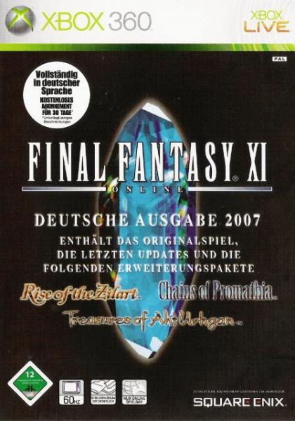 Final Fantasy XI Online: Deutsche Ausgabe 2007 (Xbox 360, gebraucht) **