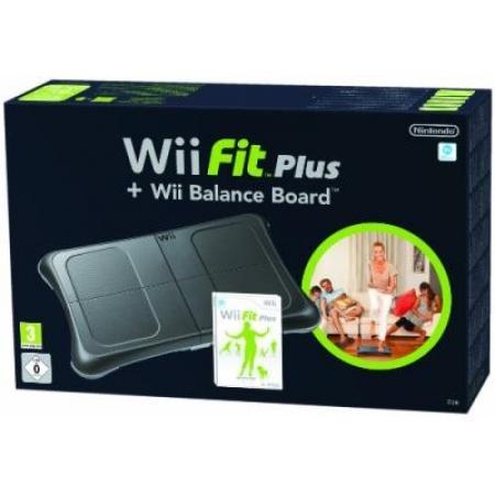 Wii Fit Plus inkl. Balance Board Schwarz (Wii, gebraucht) **