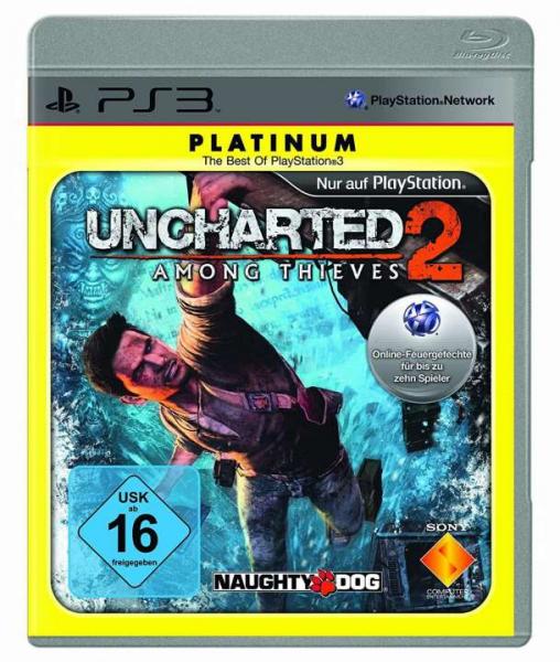 Uncharted 2: Among Thieves - Platinum (Playstation 3, Neu) **