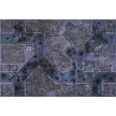Kraken Wargames Gaming Mat - Warzone City 44"x60" 2.0