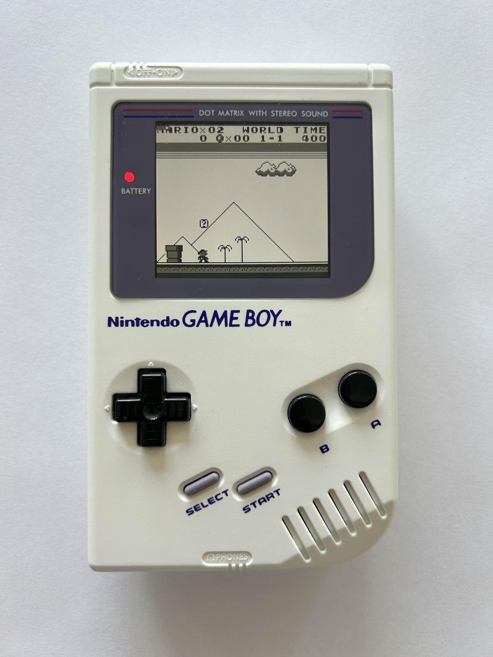 Game Boy Classic Konsole (Display Mod) - white (gebraucht) **