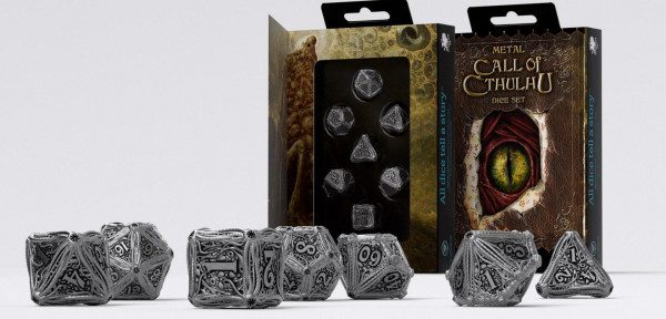 Metal Call of Cthulhu Dice Set (7)