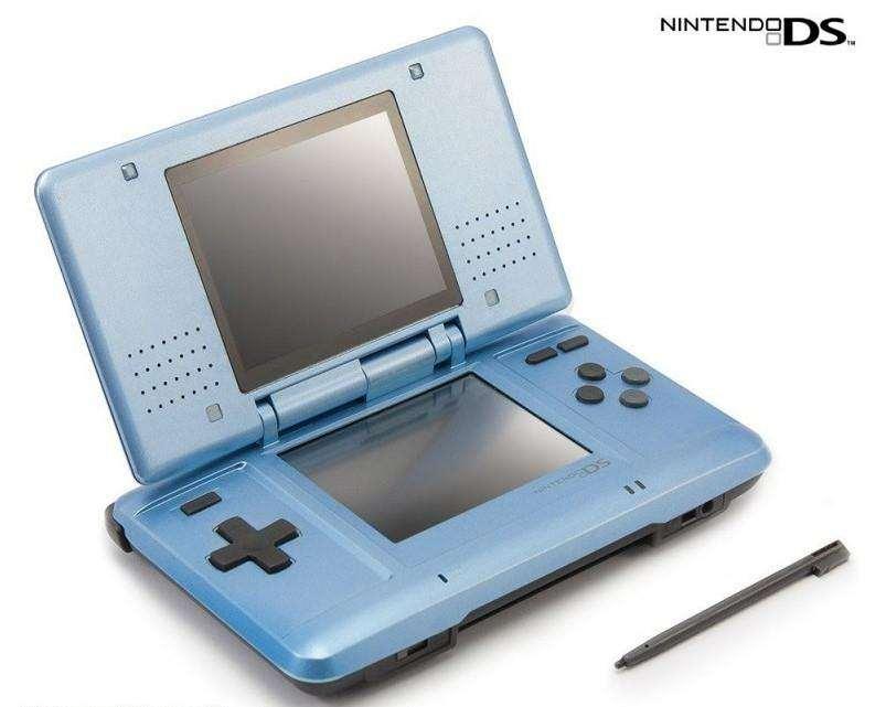 Nintendo DS Konsole - Metallic Blau (OVOA) (gebraucht) **