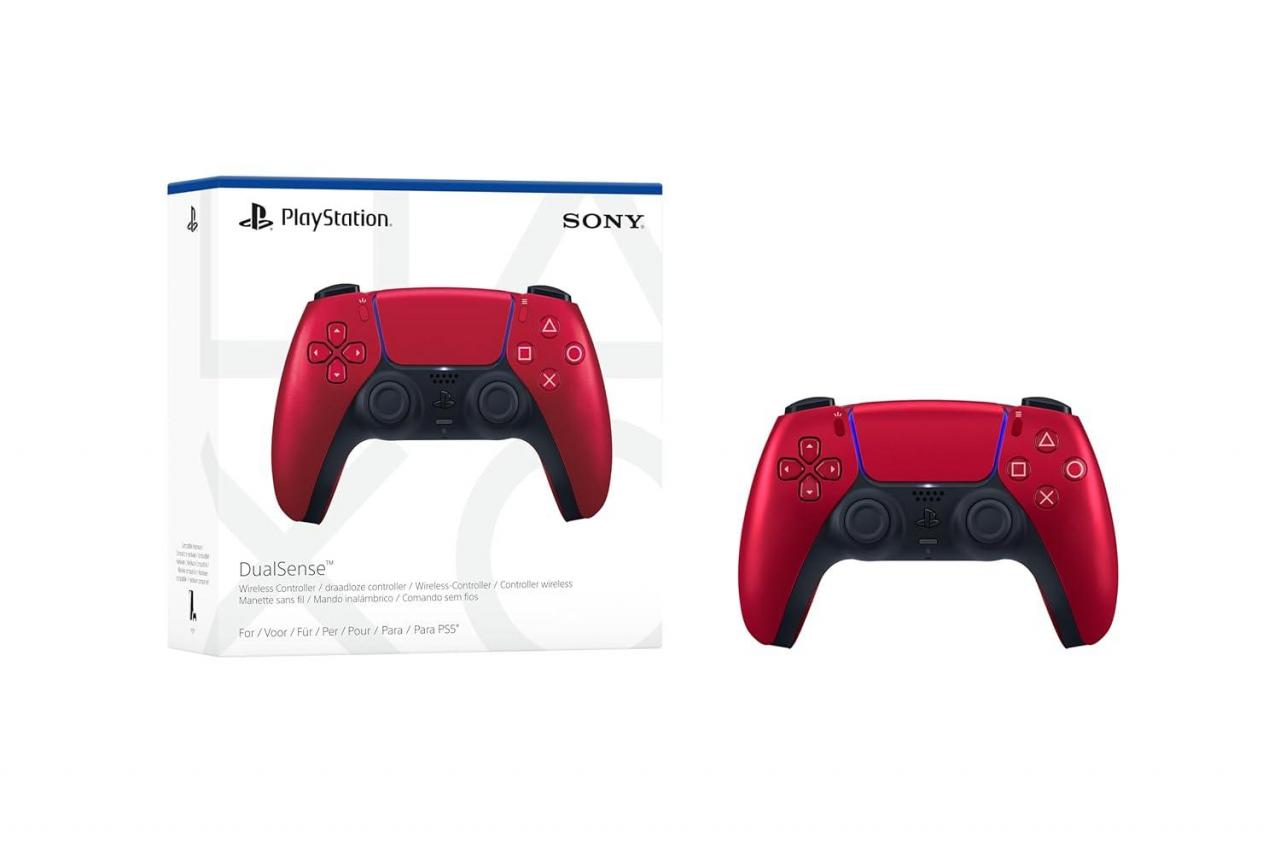 Dual Sense Controller - Volcanic Red (Playstation 5, NEU) Dual Sense Controller - Volcanic Red (Playstation 5, NEU)