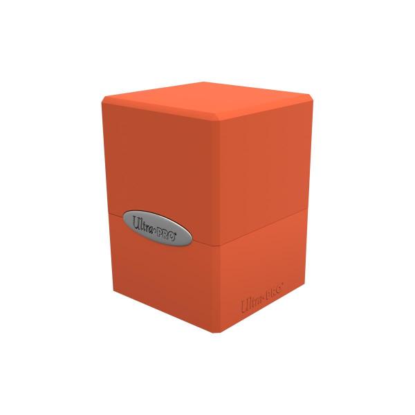 Satin Cube - Pumpkin Orange