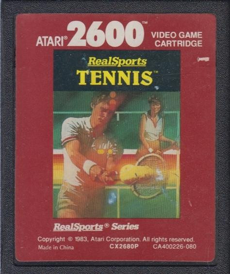 Real Sports Tennis - MODUL (CX2680P) (Atari, gebraucht) ** Real Sports Tennis - MODUL (CX2680P) (Atari, gebraucht) **