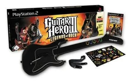 Guitar Hero III: Legends of Rock inkl. Gitarren Controller (Playstation2, gebraucht)**