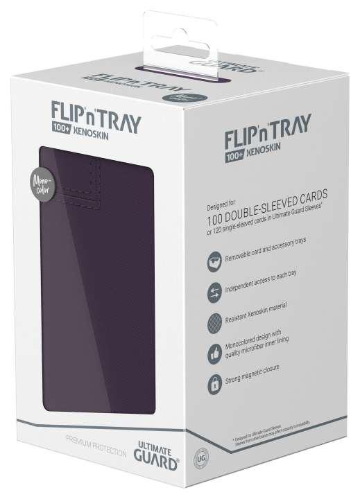 Ultimate Guard Flip`n`Tray 100+ XenoSkin Monocolor Violett Ultimate Guard Flip`n`Tray 100+ XenoSkin Monocolor Violett