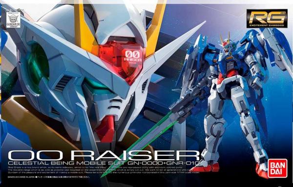 Gundam: Real Grade - GN-0000 GNR-010 OO Raiser 1:144 Scale Model Kit