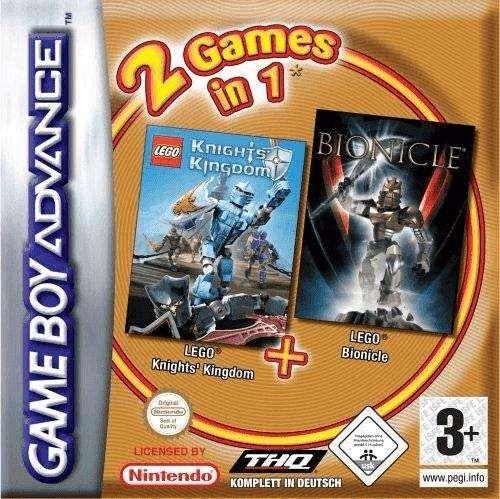 2 Games In 1: LEGO Knights' Kingdom + LEGO Bionicle (Game Boy Advance, gebraucht) **