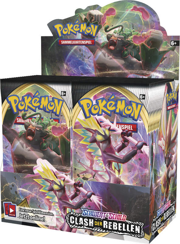 PKM SWSH02 Clash der Rebellen - Booster de.