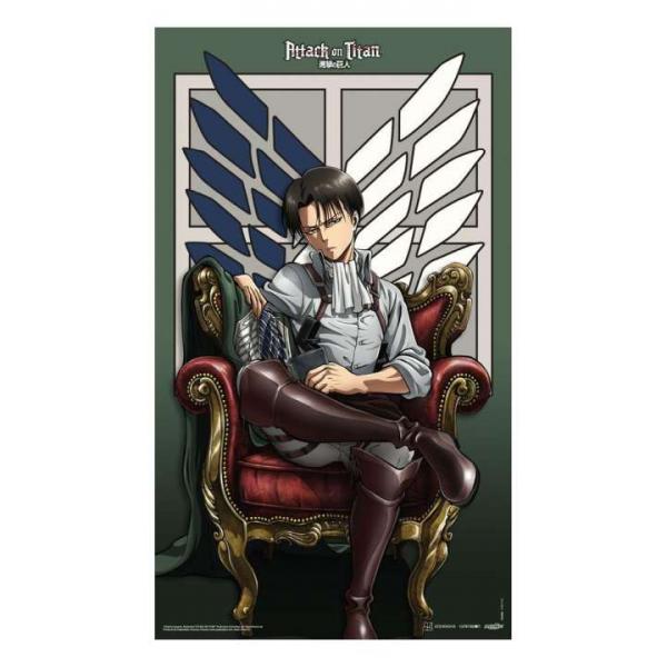 Attack on Titan Textil-Poster Levi 70 x 120 cm