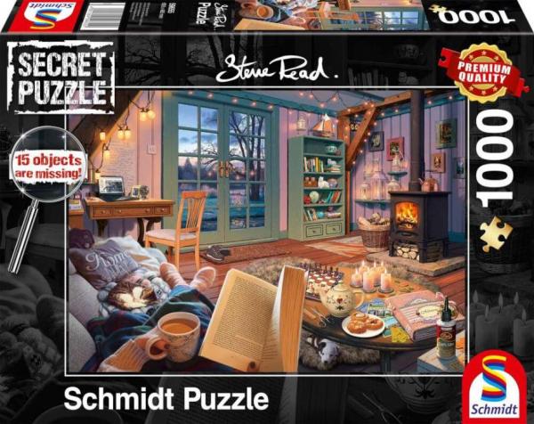 Puzzle: Im Ferienhaus - Secret Puzzle (1000 Teile)