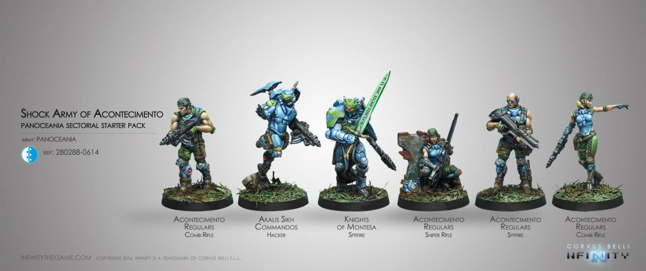 Acontecimento Shock Army Panoceania Sectorial Starter Pack Acontecimento Shock Army Panoceania Sectorial Starter Pack