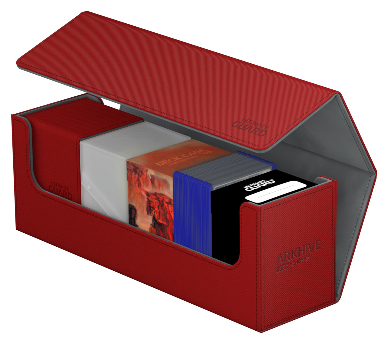 Flip Deck Case 400+ Arkhive Standard Size XenoSkin&trade Red