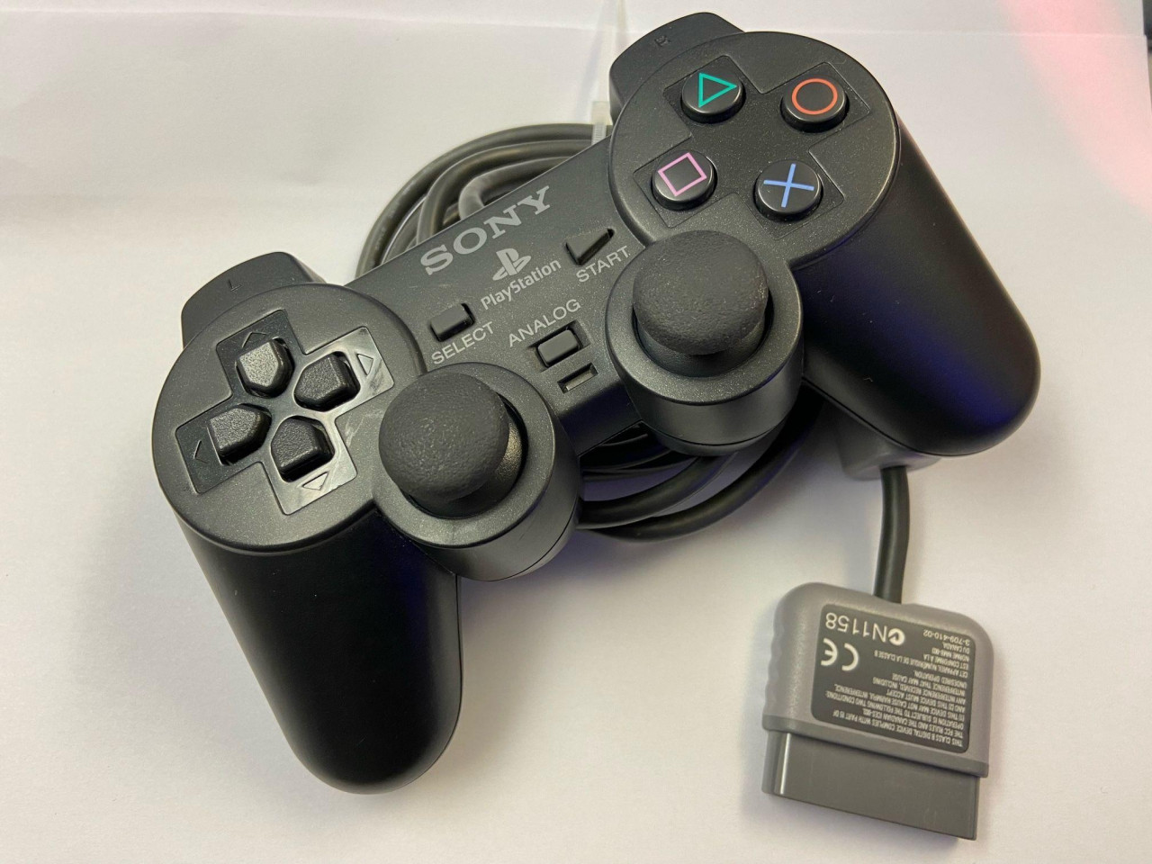 Dual-Analog Controller - schwarz (SCPH-1200) (OV) (Playstation, gebraucht) **